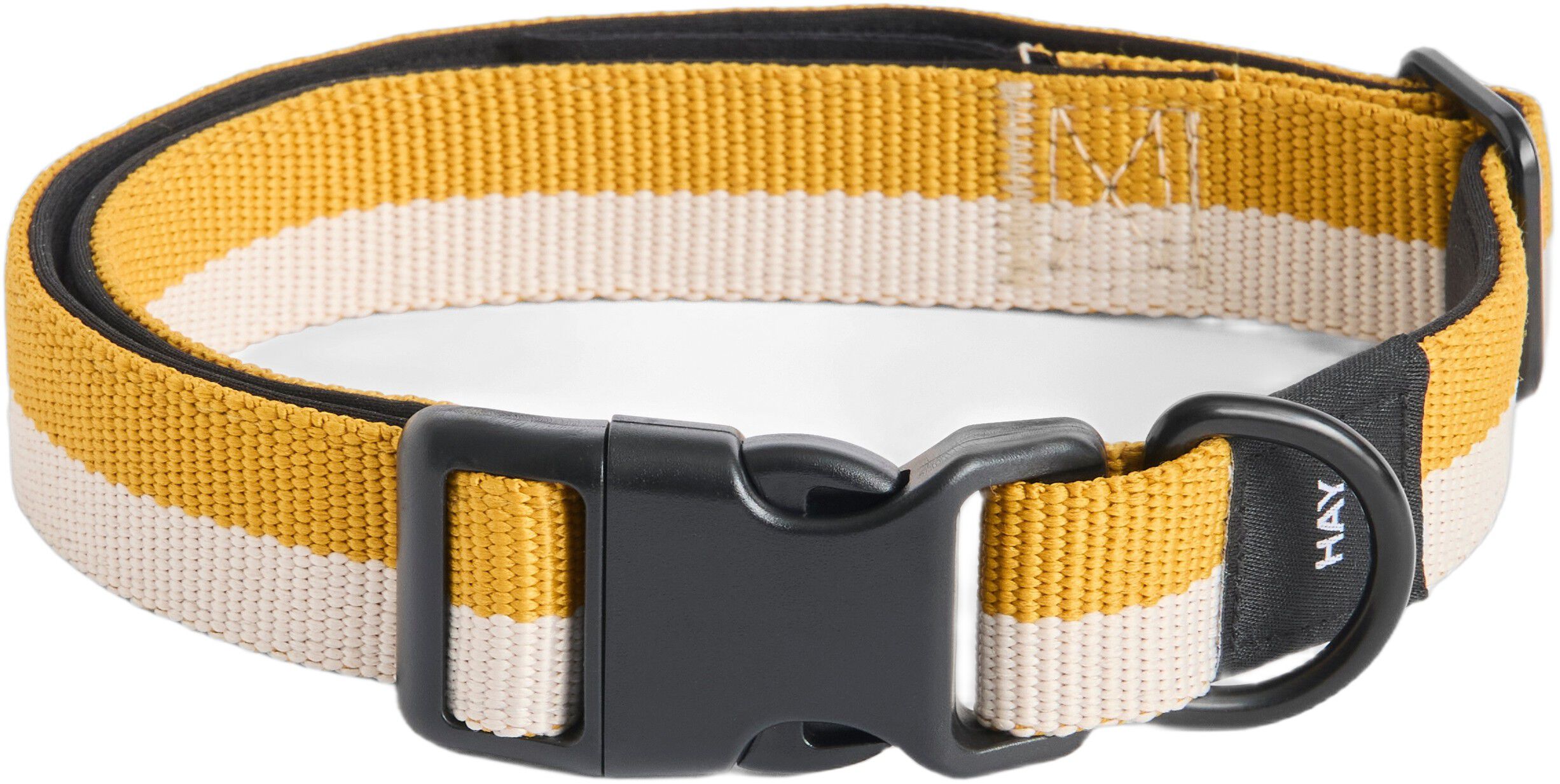 HAY Dogs Collar Flat-M/L-Off-white,