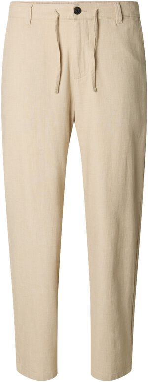 SLH220-LOOSE BRODY LINEN BLD PANT N