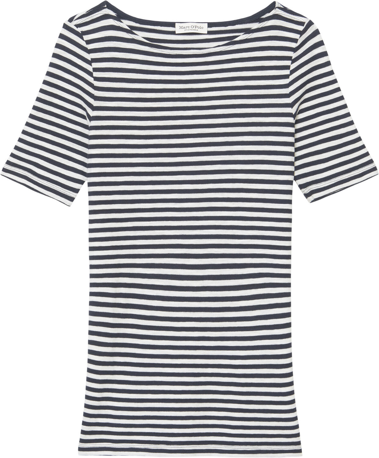T-shirt, short sleeve, boat neck