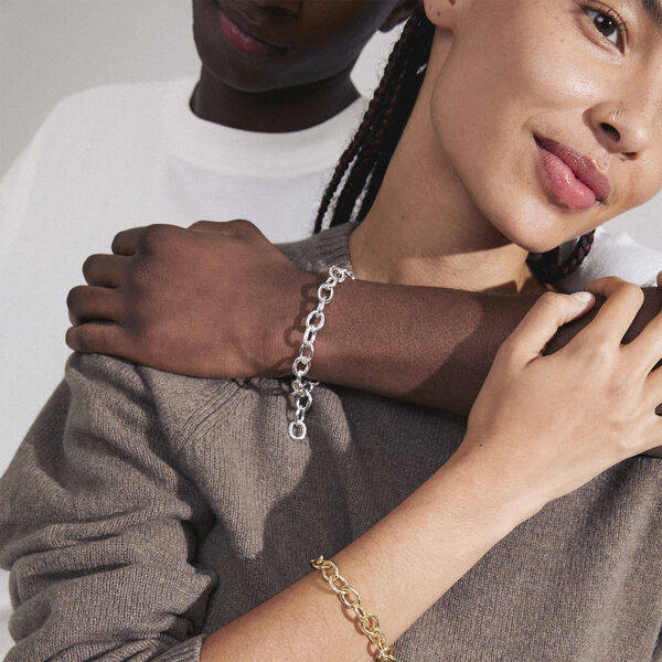 AMIRI recycled bracelet silver-plated