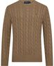 Cable-Knit Cotton Sweater