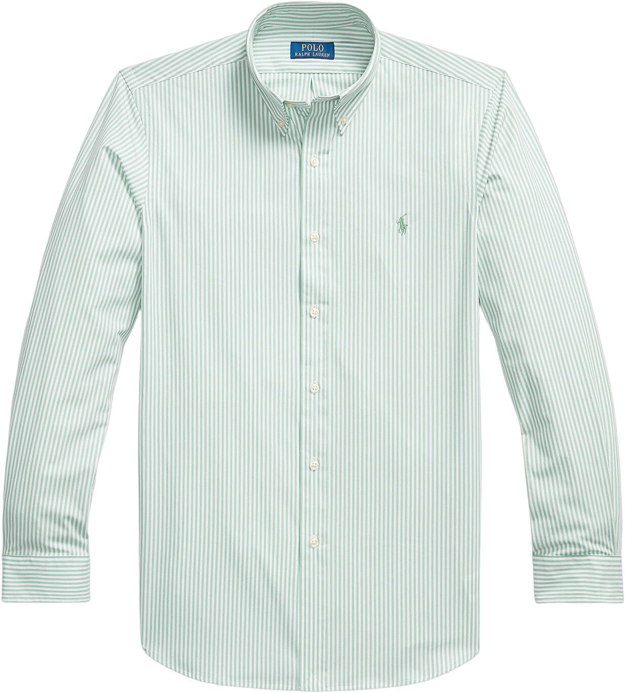 Custom Fit Striped Stretch Poplin Shirt
