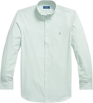 Custom Fit Striped Stretch Poplin Shirt