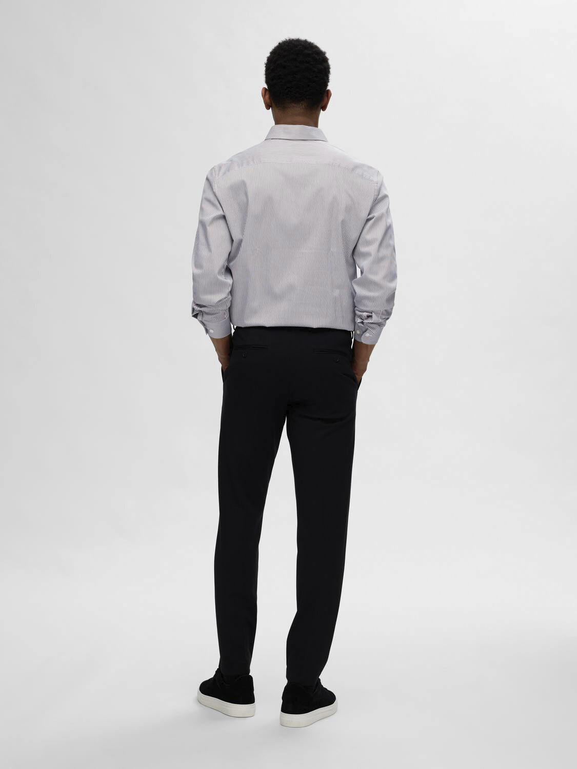 Slmslimfilip Performance Shirt Ls Noos