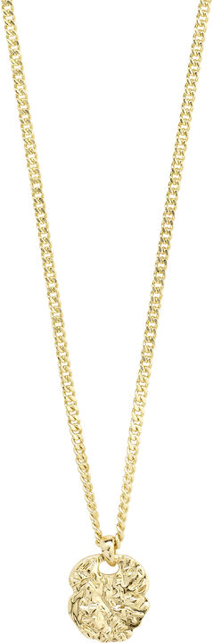 SCOTTIE recycled coin necklace gold-plated