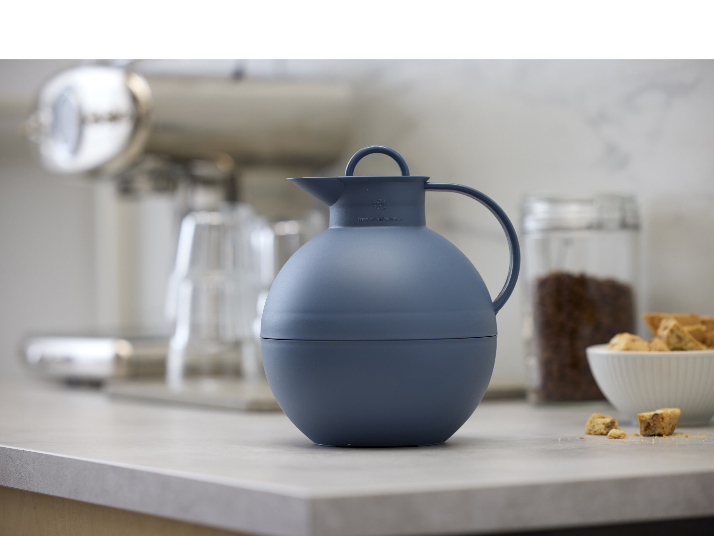 Termokanne Kule 0,94 liter Frost indigobl&aring;