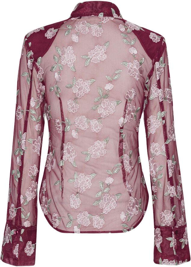 MESH FITTED SHIRT