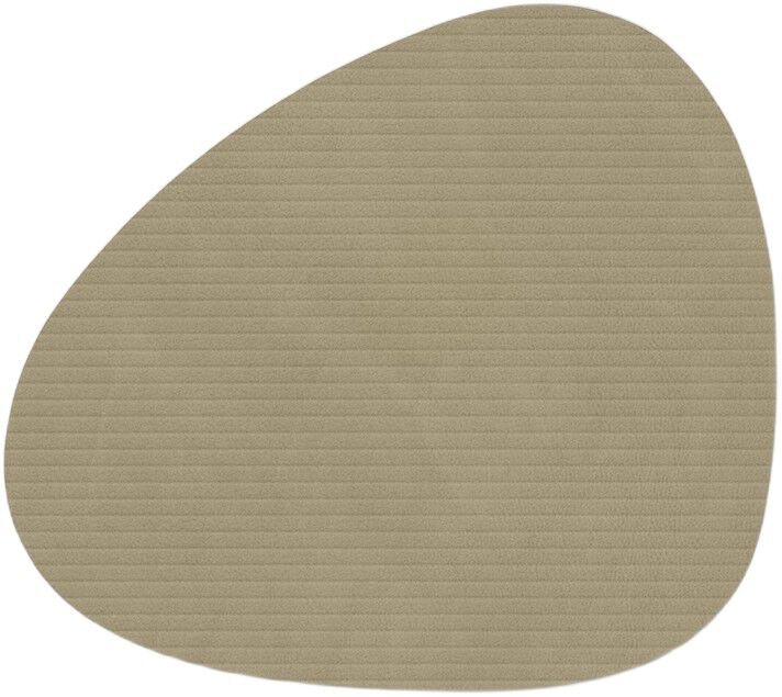 Glass Mat Curve Corduroy Herbal Dust
