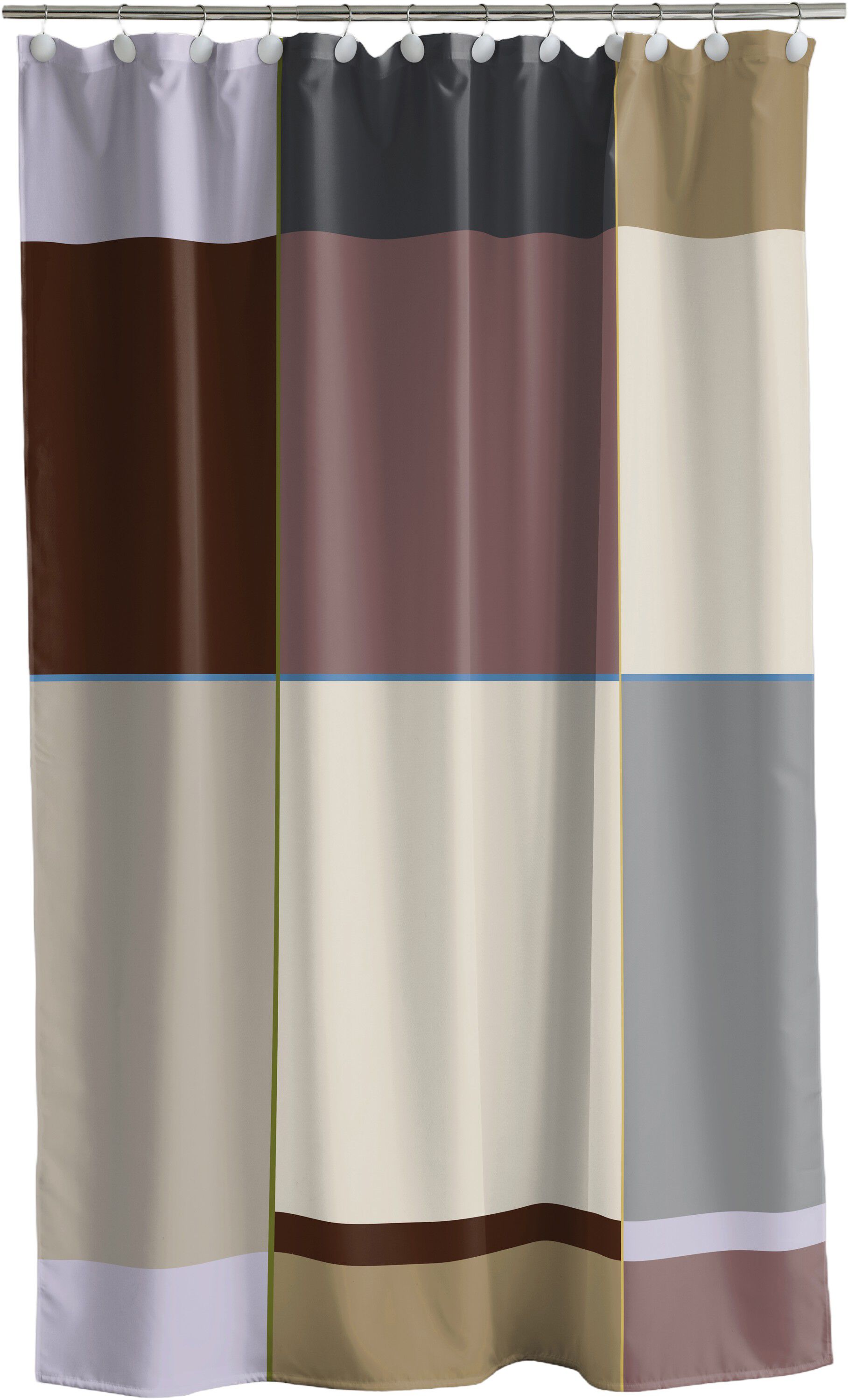 Dusjforheng 180x200 Colour Block Rosewood