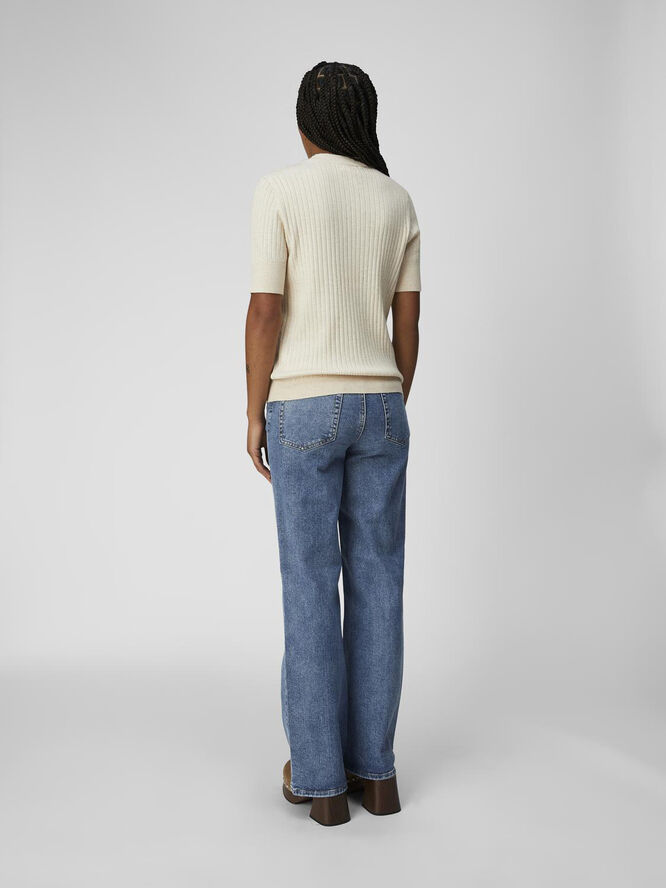 OBJNOELLE S/S KNIT T-SHIRT NOOS