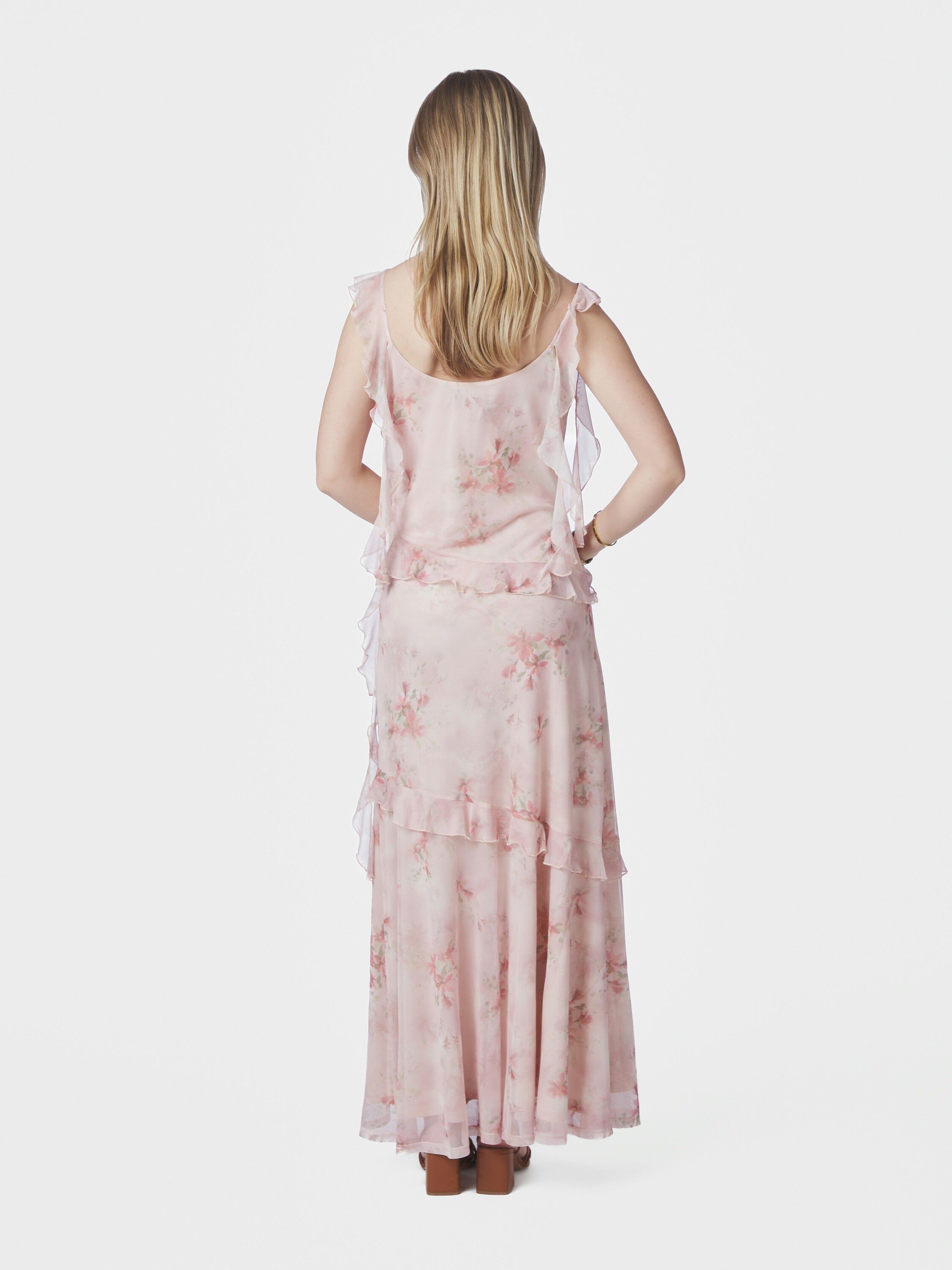 Adelle Frill Mesh Dress
