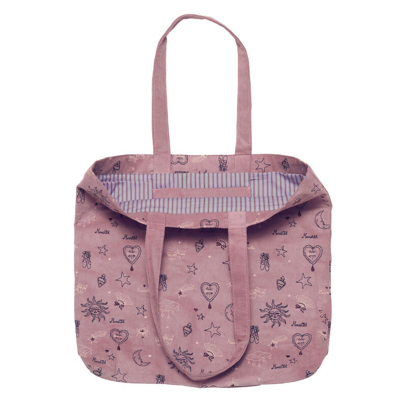 Corduroy Totebag Purple Theatre Magic