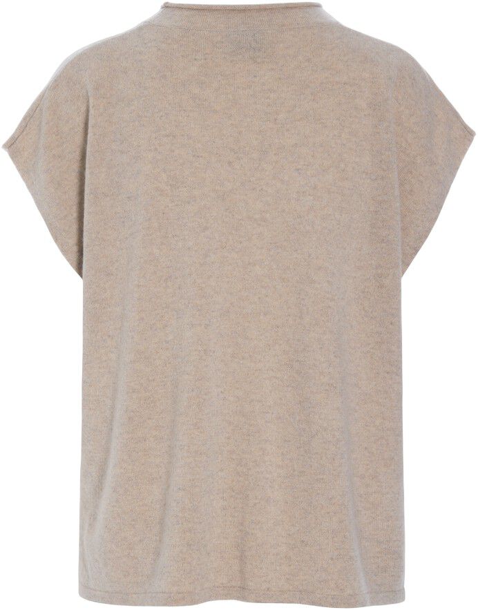 Kumo cashmere &aelig;rmel&oslash;s bluse