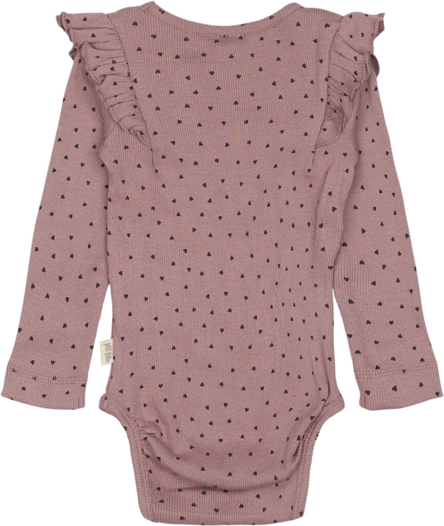 Body L/S Frill Modal heart