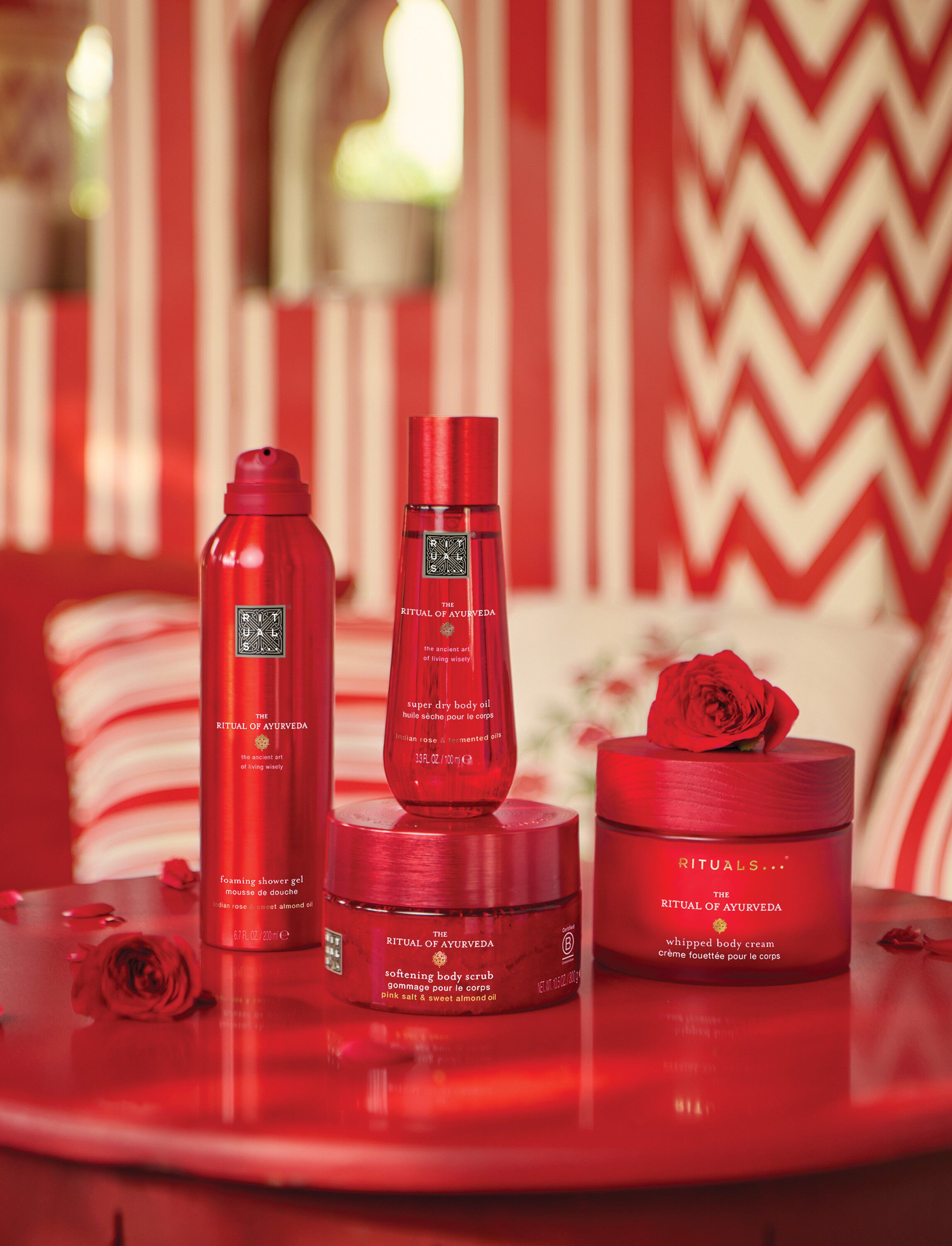 The Ritual of Ayurveda Foaming Shower Gel