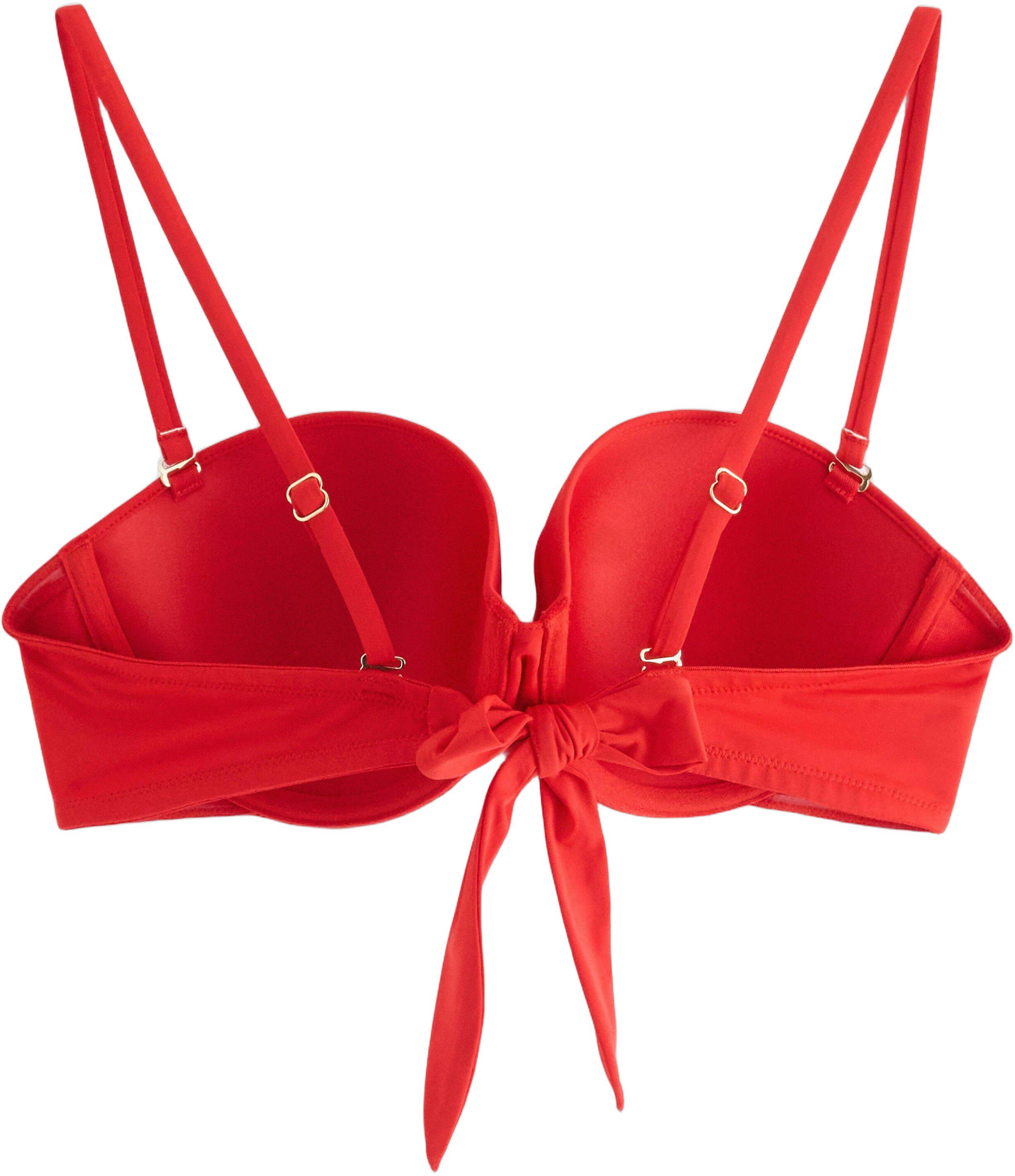 Vatteret balconette bikini-bh med b&oslash;jle