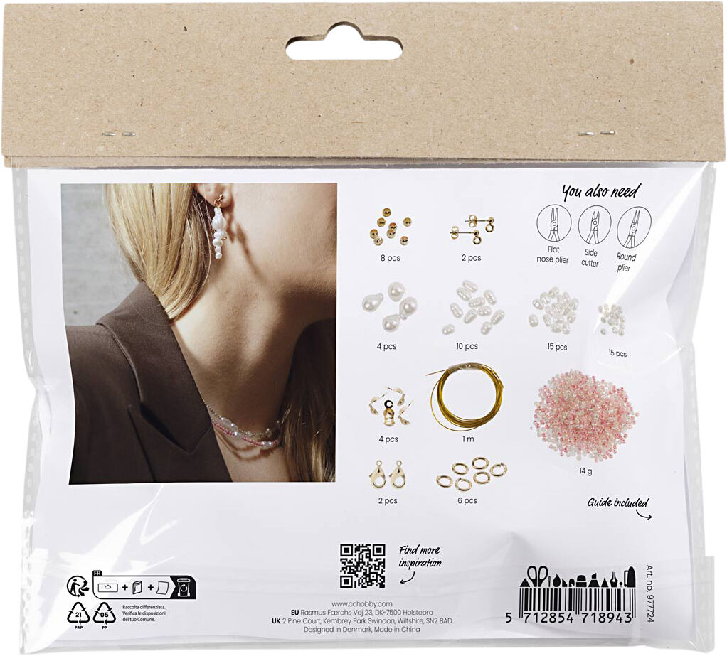 Mini DIY Kit Smykker, Halsk&aelig;der og &oslash;reringe