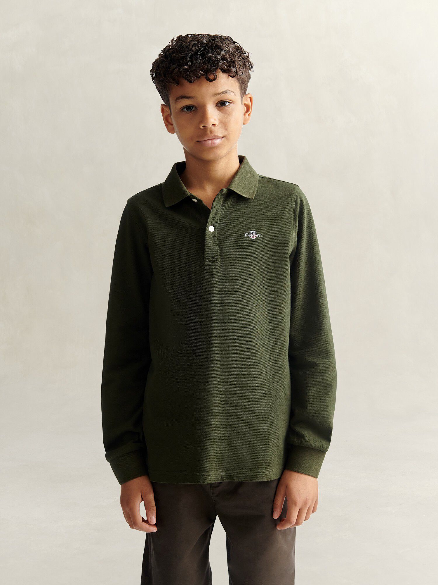 Shield LS Pique Polo Shirt