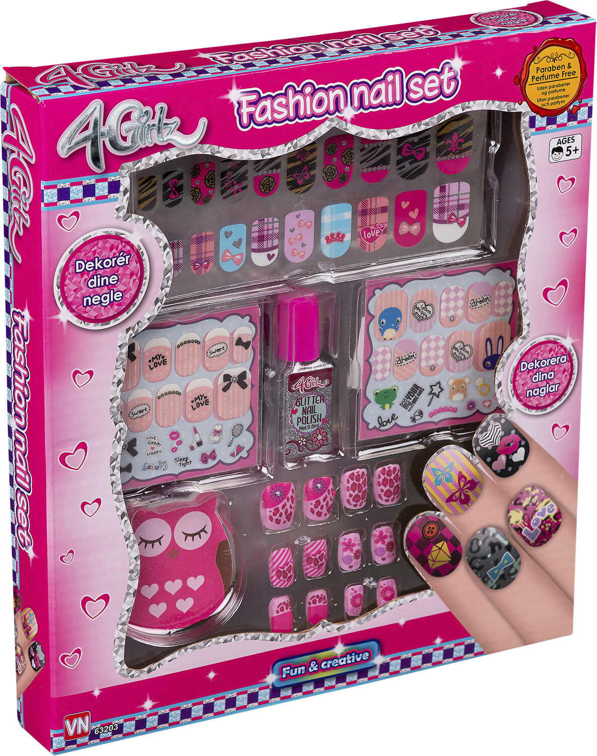 4-GIRLZ NEGLE S&AElig;T