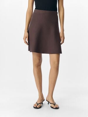 OBJREYNARD HW SHORT KNIT SKIRT NOOS