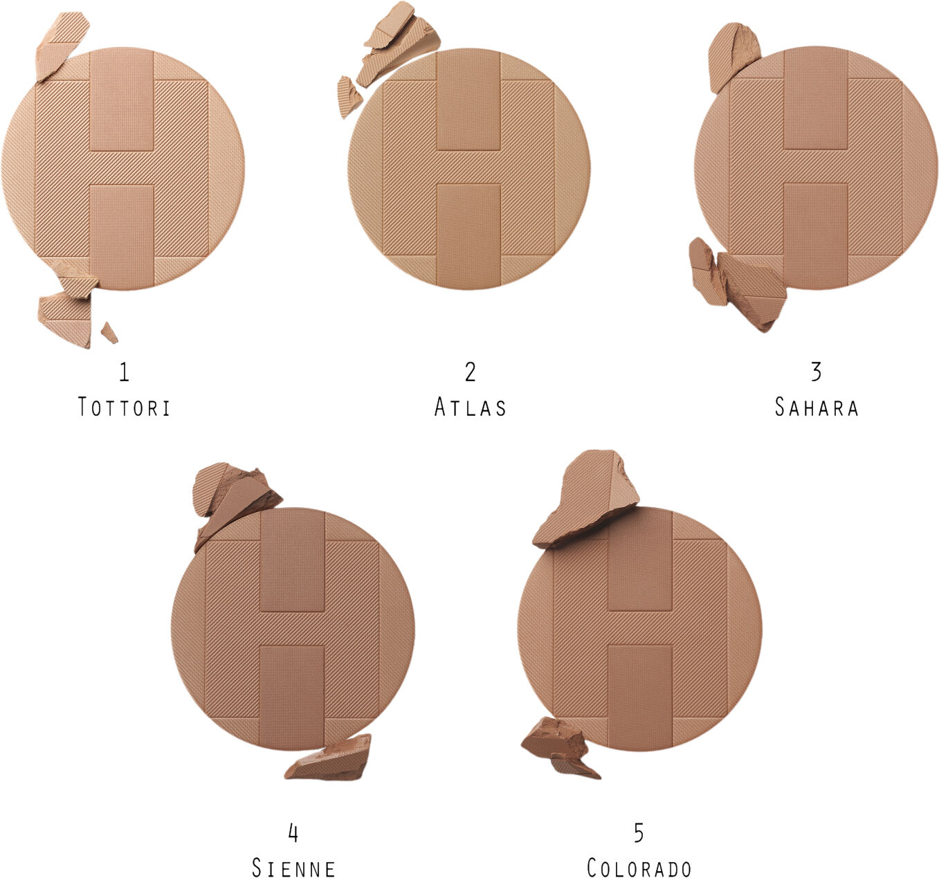 Herm&egrave;s Plein Air, H Trio healthy glow mineral powder refill