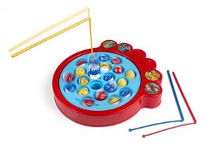 VINI STORT FISKESPIL. R&Oslash;D