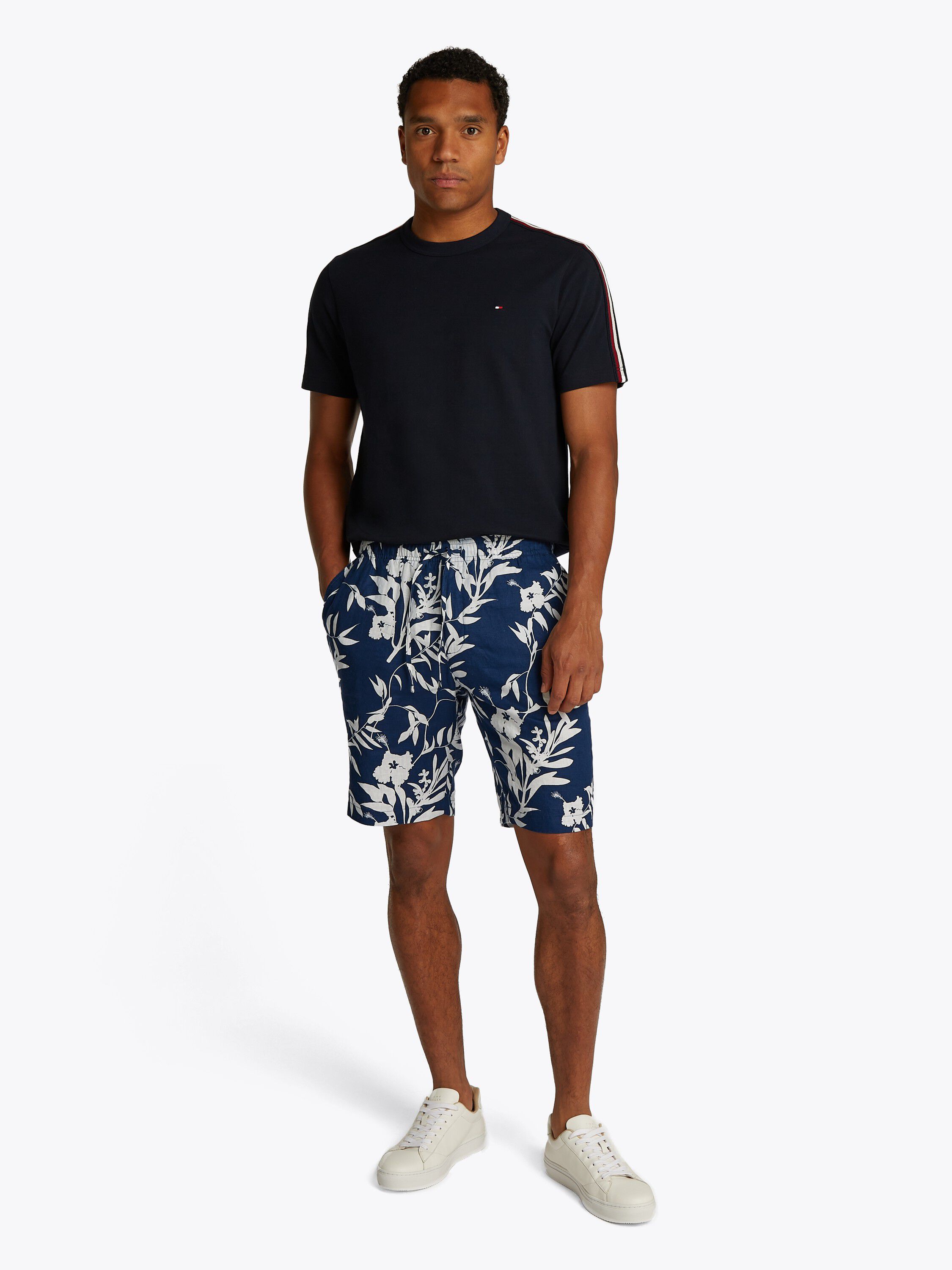 HARLEM PO LINEN PRINT SHORT