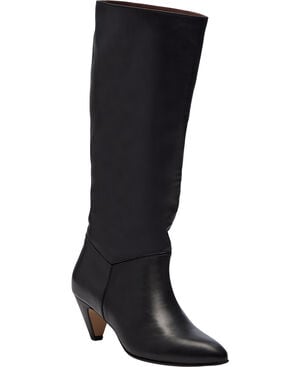 Jasmina 50 stiletto Soft calf & suede leather