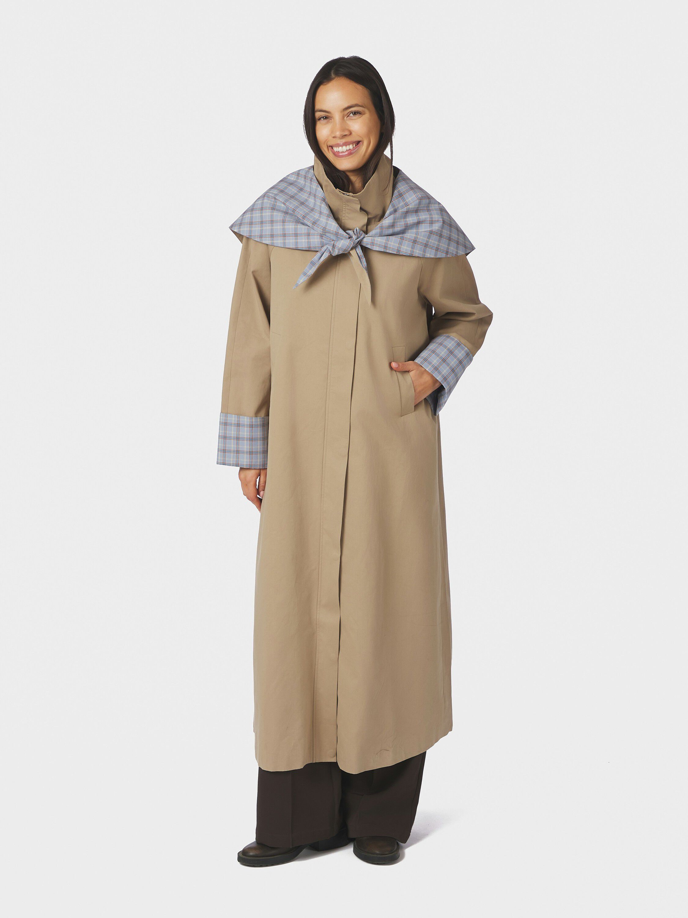 Lang trenchcoat
