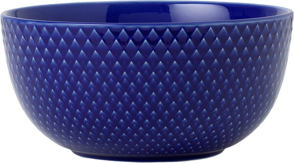 Rhombe Color Skål Ø13 cm mørk blå porcelæn