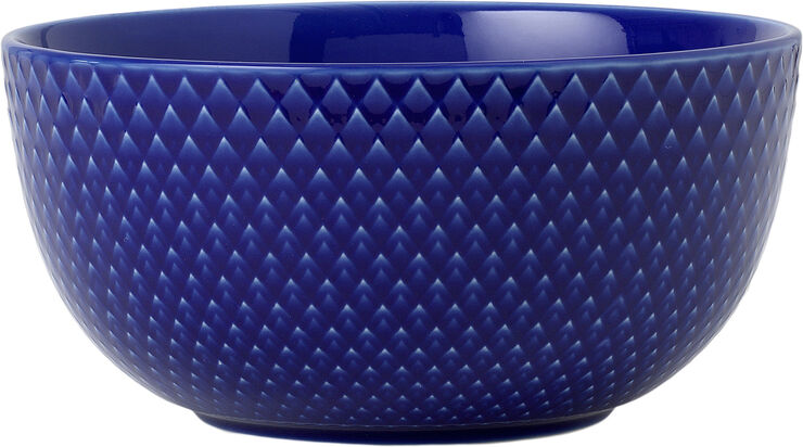Rhombe Color Skål Ø13 cm mørk blå porcelæn