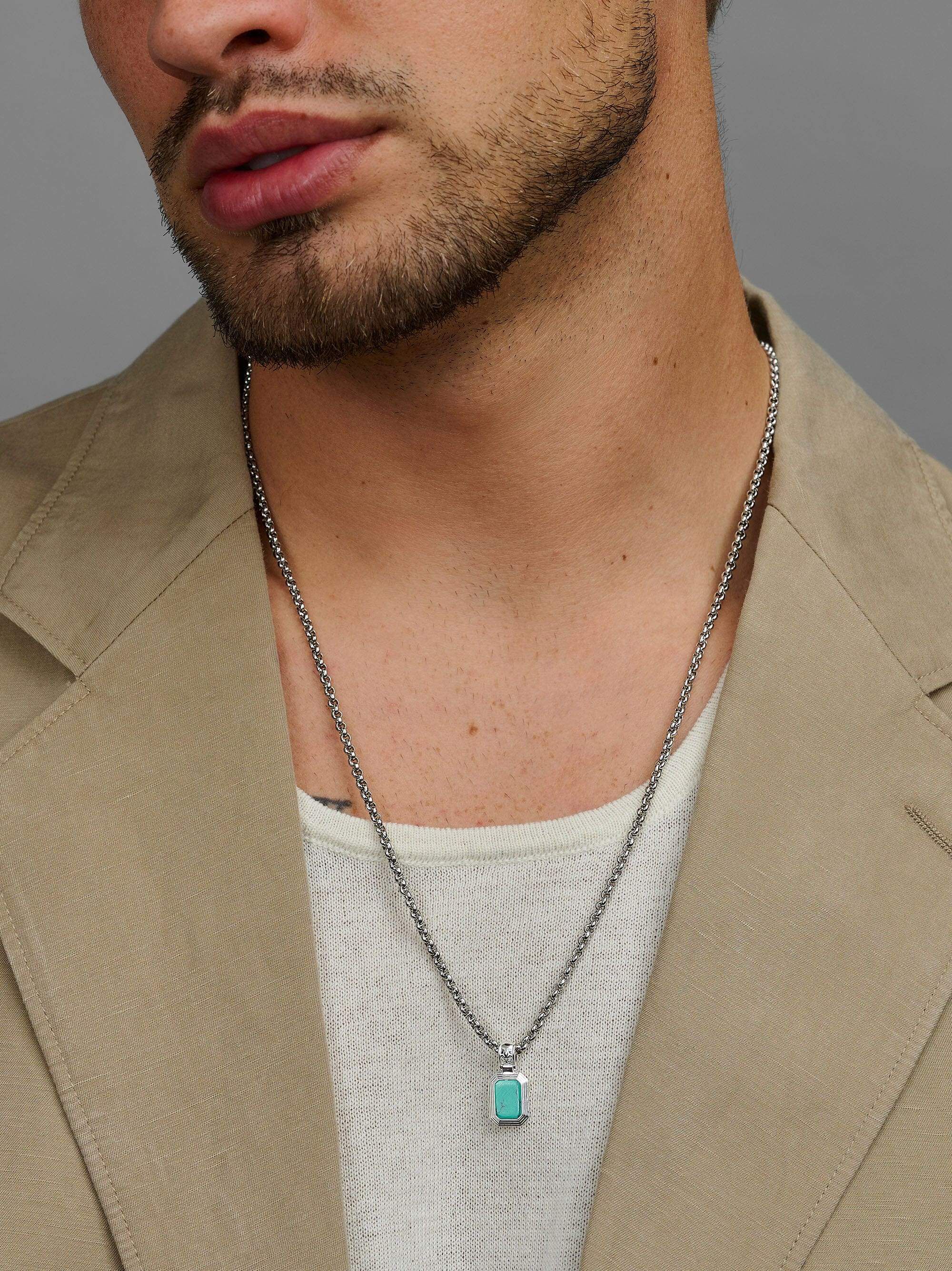 Sterling Silver Two-in-One Pendant Necklace