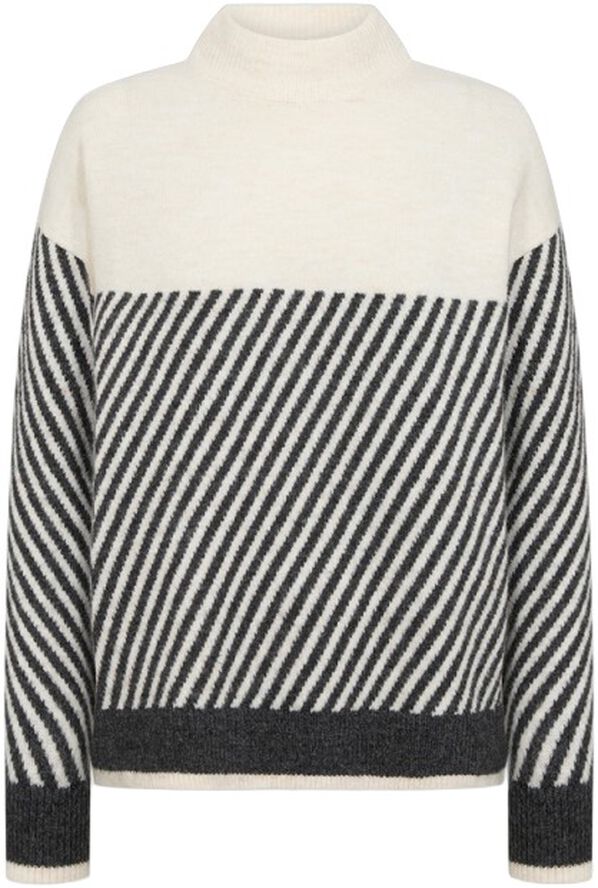 SC-NESSIE STRIPE 71 Pullover Creme
