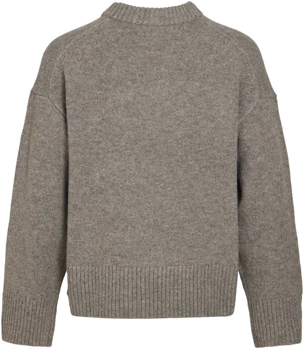 Visia L/S O-Neck Knit Pullover