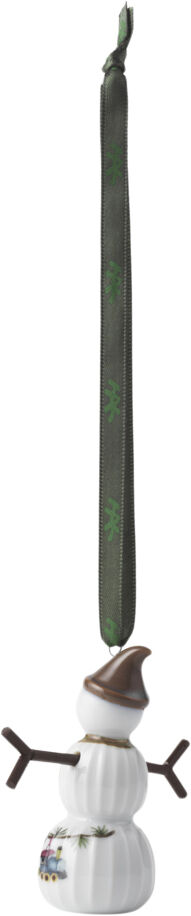 Hammersh&oslash;i Christmas Sn&oslash;gutt hengende H7 hvit m. deko