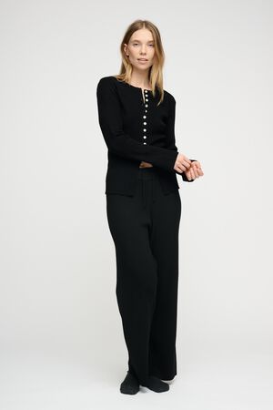 still rib cardigan