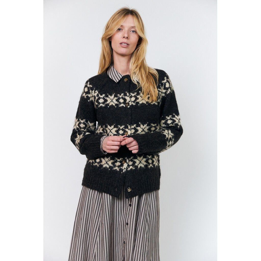 Padovall Cardigan Knit Ls
