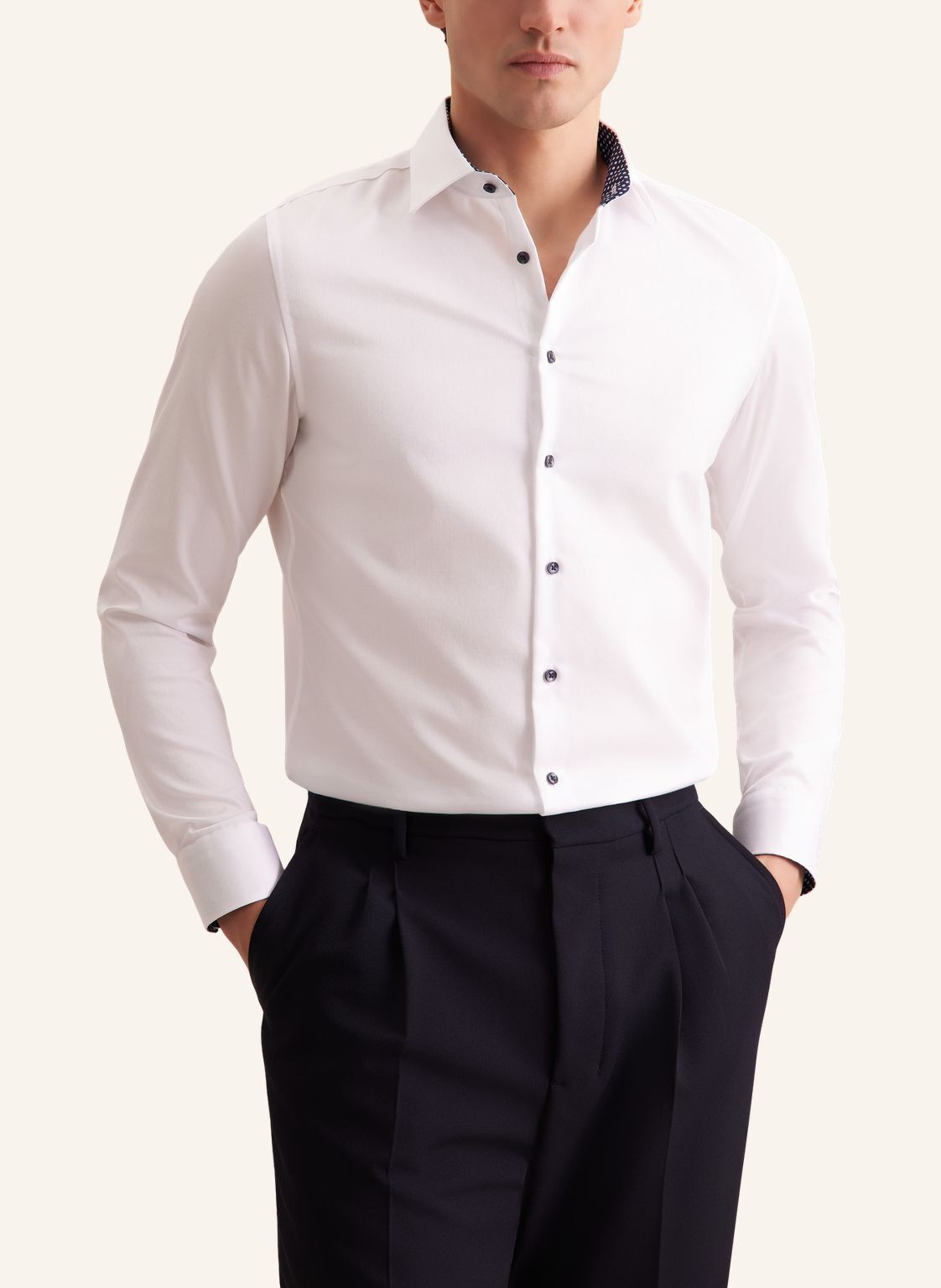 Business shirt Slim 1/1 Kent-Collar Uni