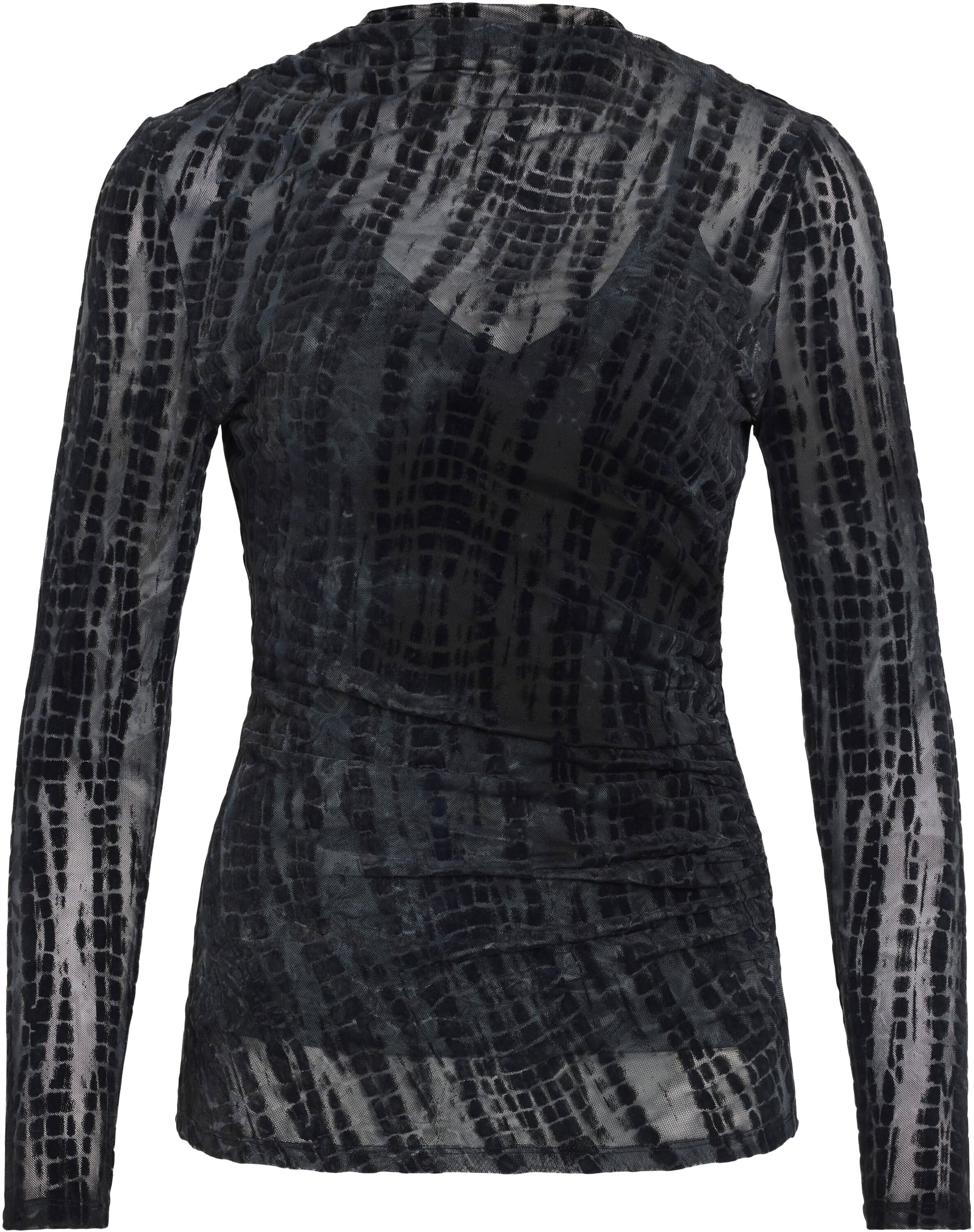 Rouasra L/S Mock Neck Top
