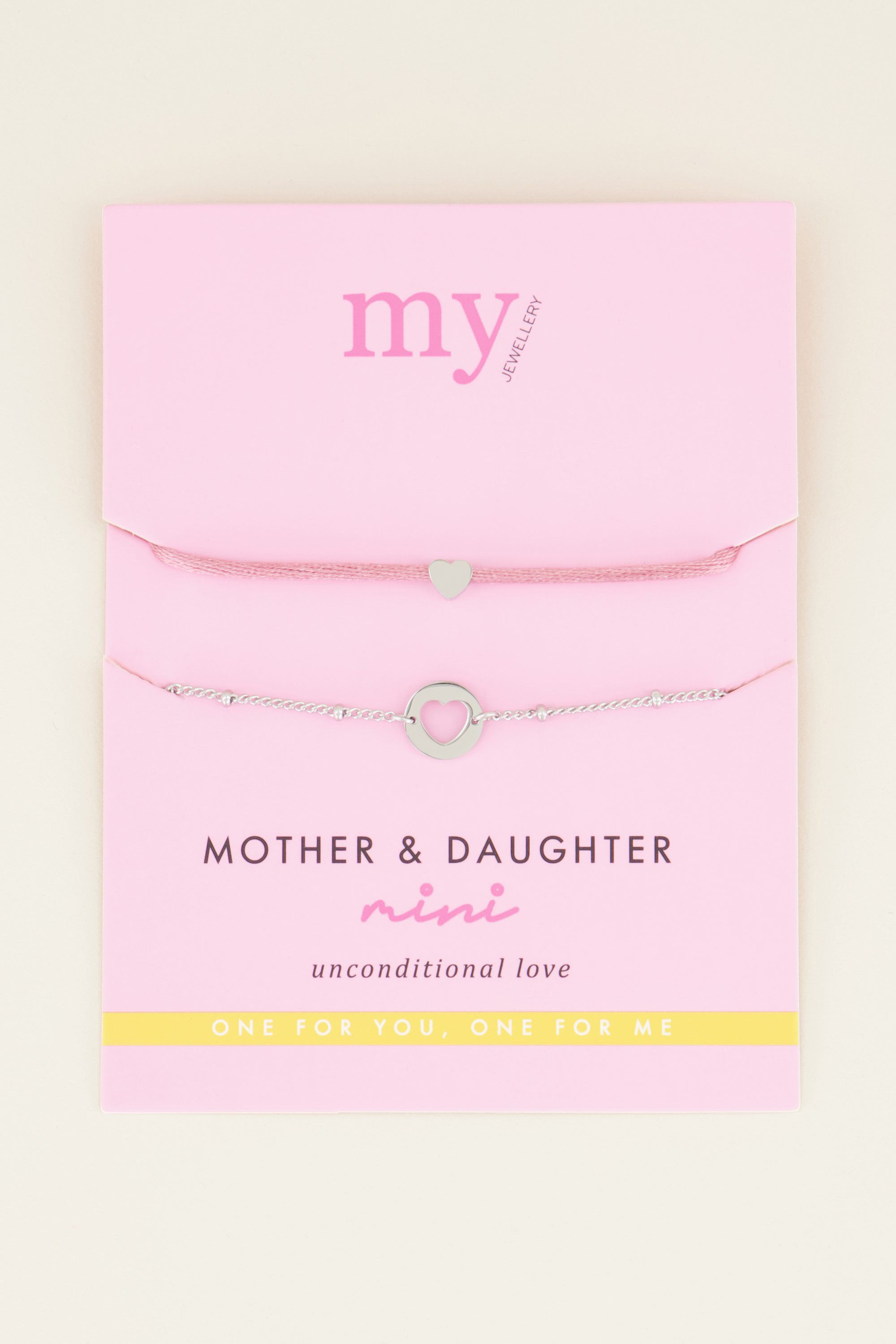 Mother & daughter bracelet mini