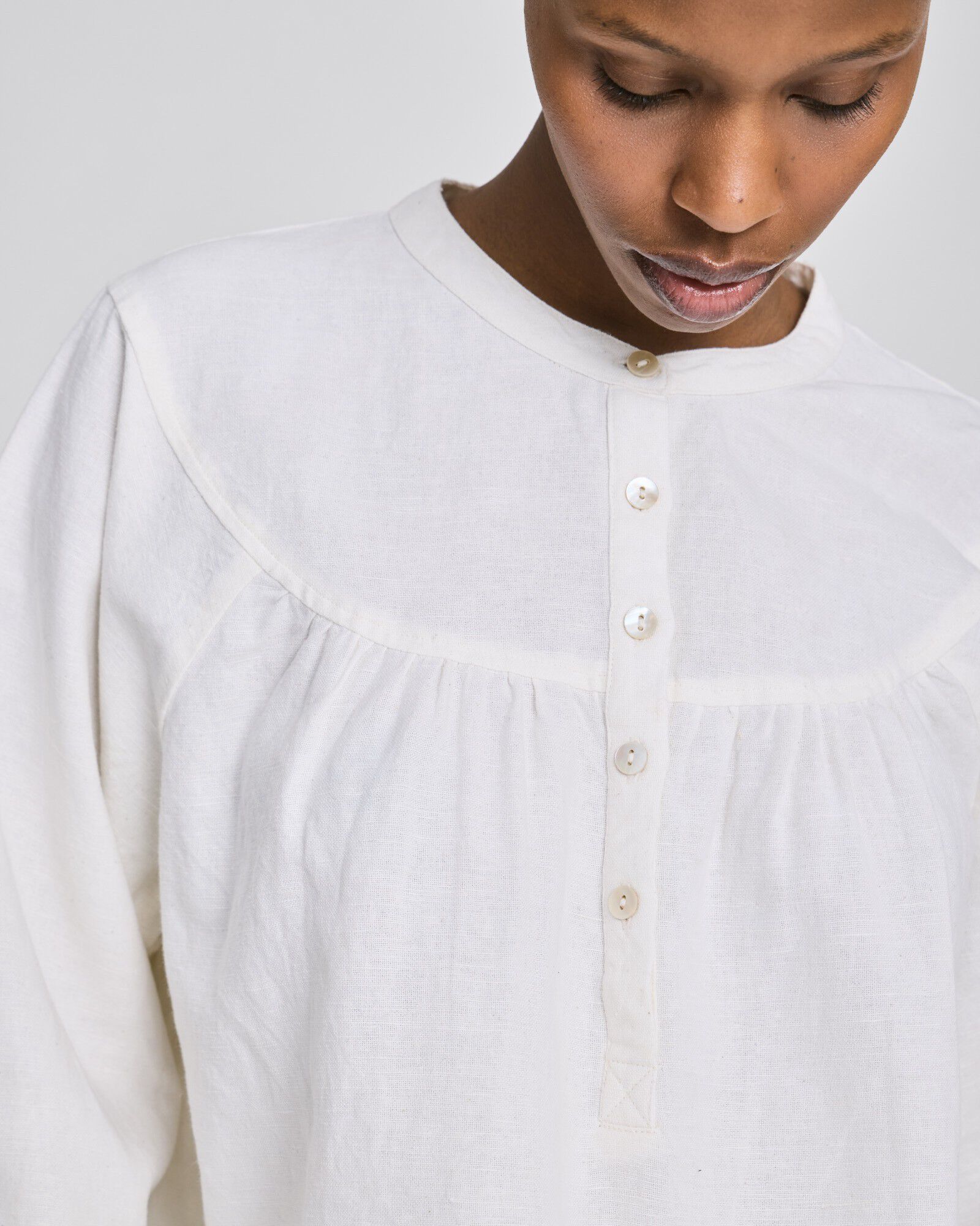 Olivia Raglan L/S Canvas Shirt GOTS