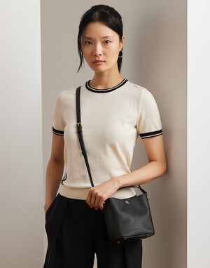 CROSSHATCH LEATHER-REESE SM BKT-BUB
