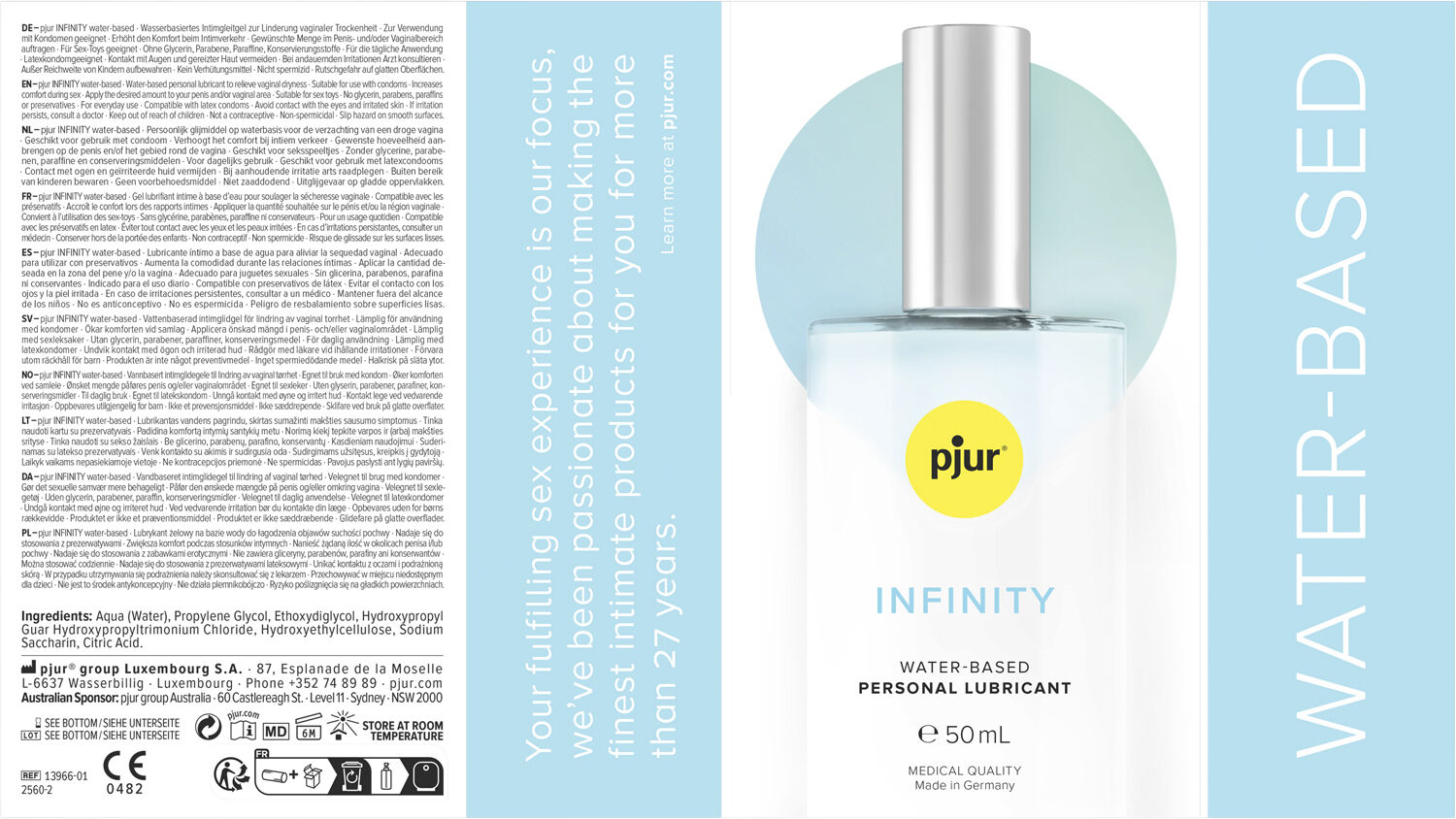 pjur INFINITY water-based