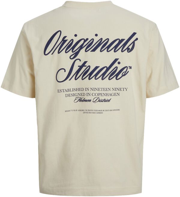 Jornorrebro Typo Tee Ss Crew Neck Sn Jnr