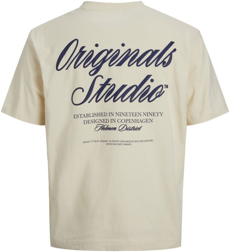 Jornorrebro Typo Tee Ss Crew Neck Sn Jnr