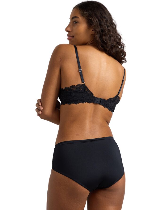 Malva push-up-bh med blonder