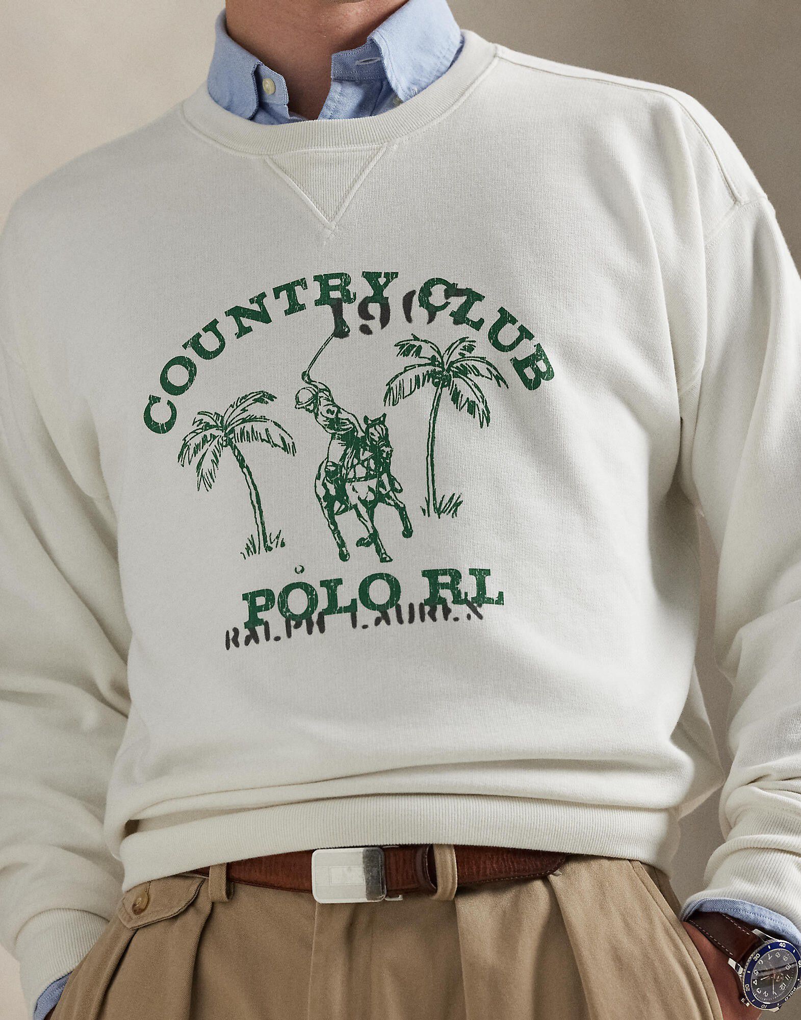 Vintage Fit Fleece Graphic Sweatshirt