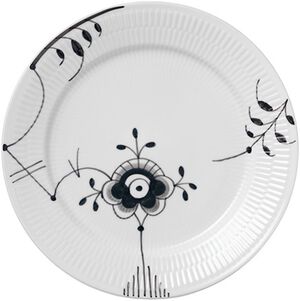 Sort Mega Riflet 27 cm. tallerken