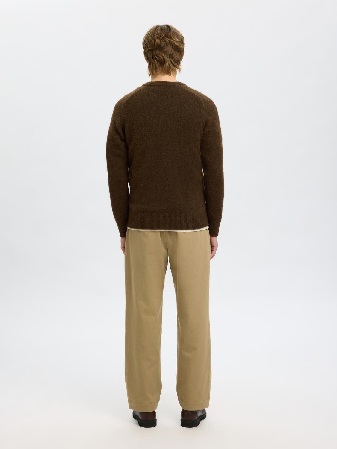 Slhrai Ls Knit Crew Neck Noos