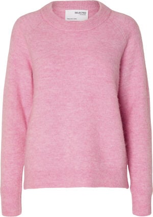 SLFLULU LS ALPACA BLEND KNIT O-NECK B NOOS